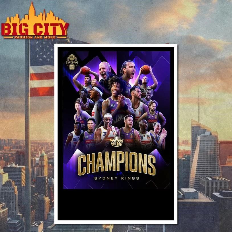 Congrats Sydney Kings Champions 2026 NBL Championship Poster Shirt