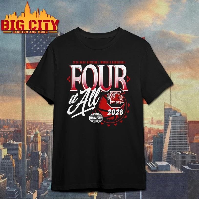 South Carolina Gamecocks Women’s Basketball Tournament 2026 NCAA March Madness Final Four College Shirt
