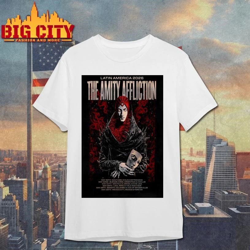 The Amity Affliction 2026 Latin America Tour Poster Shirt
