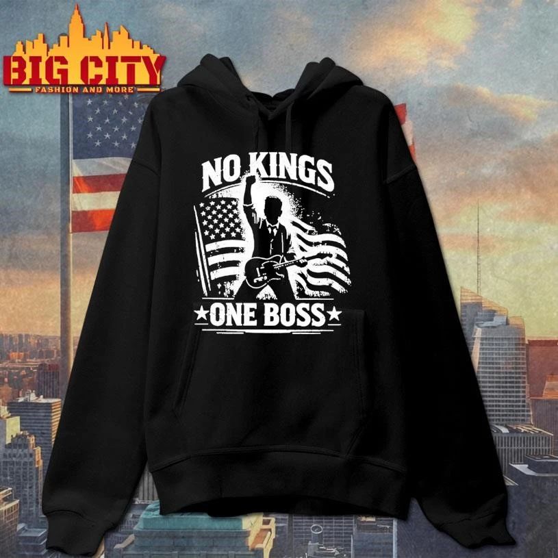 No Kings One Boss American Flag Shirt