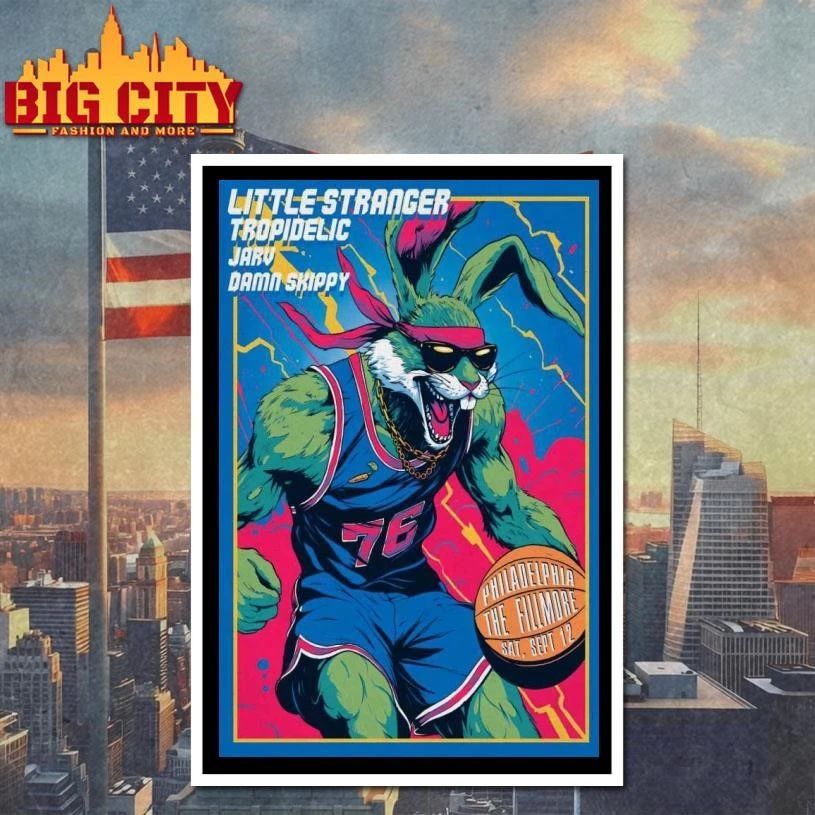 Little Stranger with Tropidelic, Jarv, and Damn Skippy in Philadelphia, Sep 12, 2026 Poster Shirt