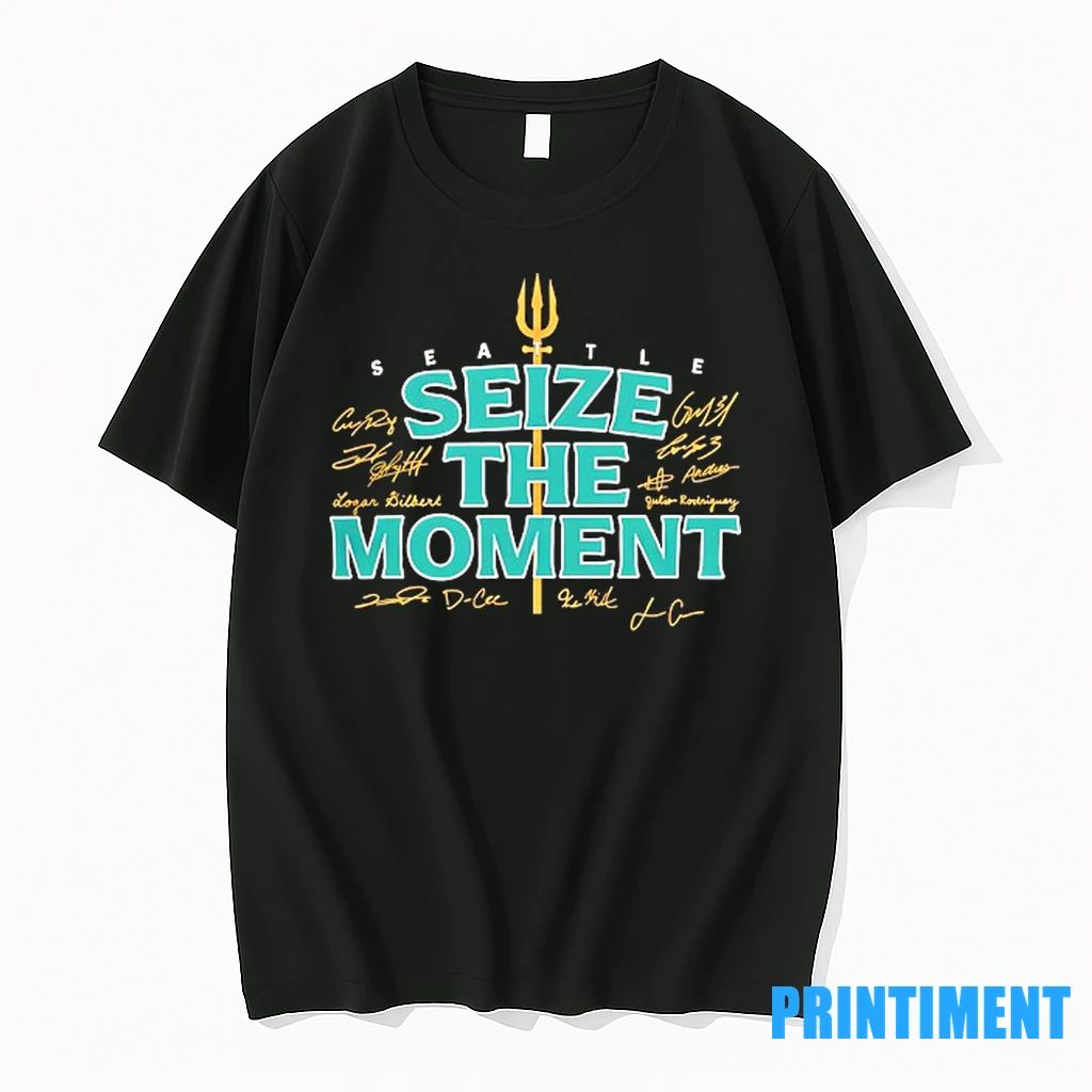 Seatle Mariners Team Seize The Moment Legends Signature Tshirts Sweater