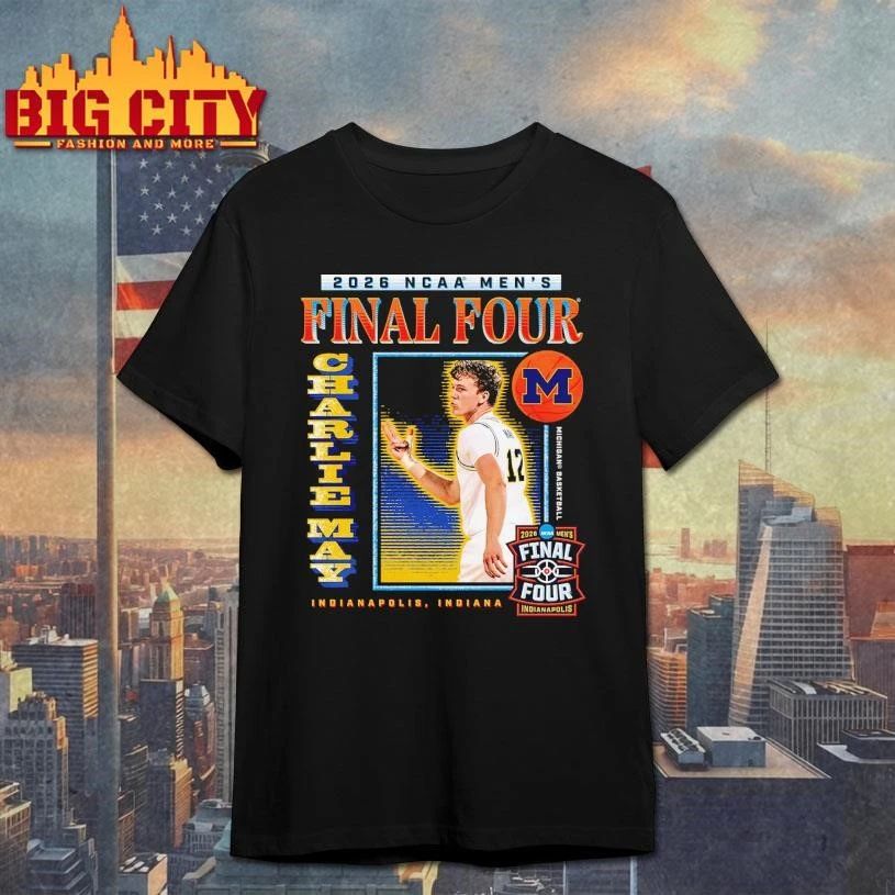 Charlie May 2026 Men’s Basketball Final Four College Shirt