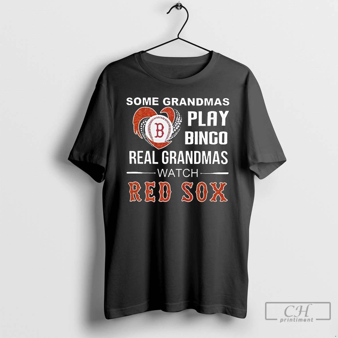 Classic Some Grandmas Play Bingo Real Grandmas Watch Boston Red Sox 2025 Long Sleve