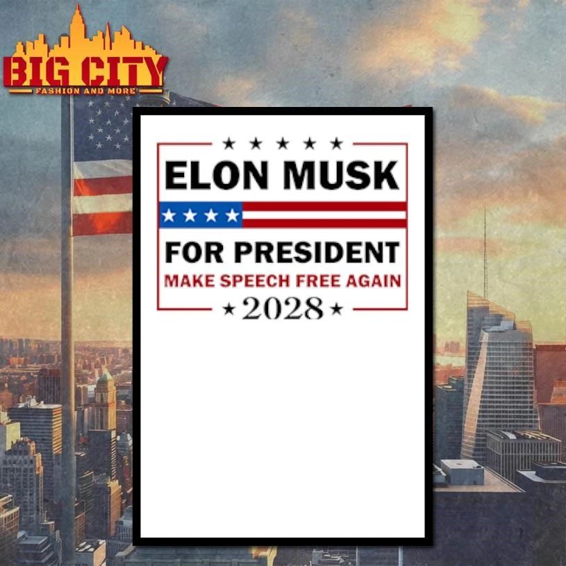 Elon Musk For President Make Speed Free Again Funny Shirt