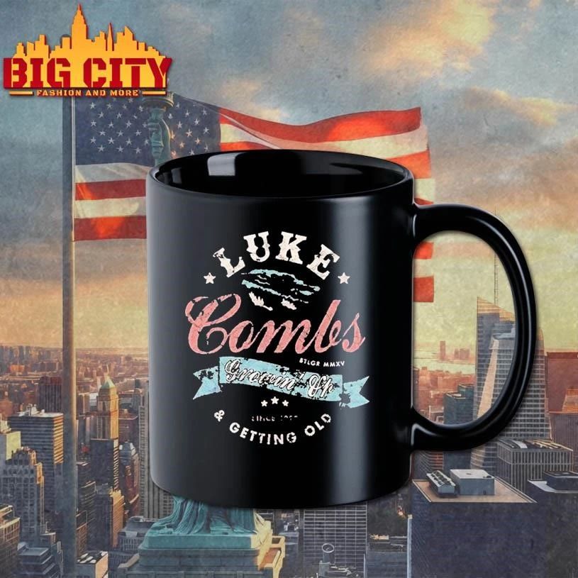 Luke Combs Merch Getting Old Spellout Graphic Shirt