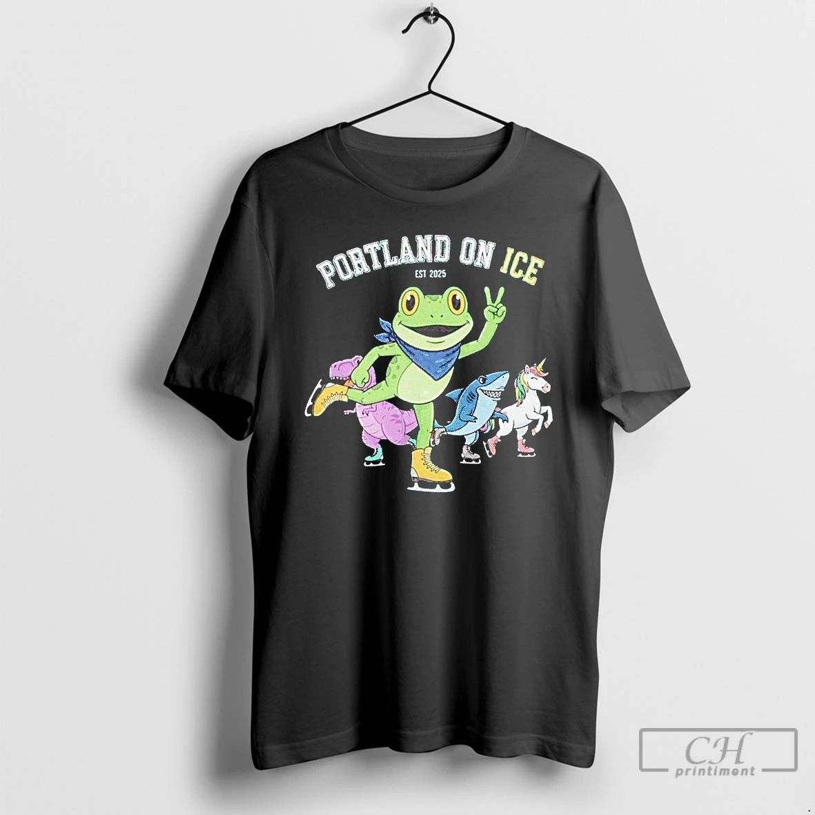 Classic Portland On Ice Est 2025 T Shirts