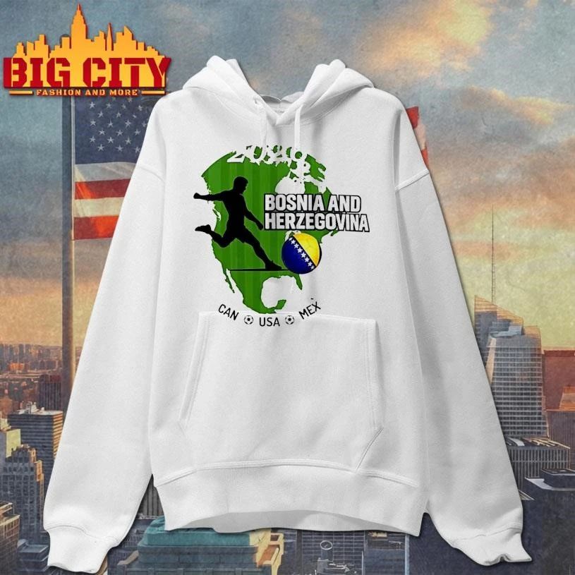 Bosnia And Herzegovina Football 2026 Can Usa Mex Graphic Shirt