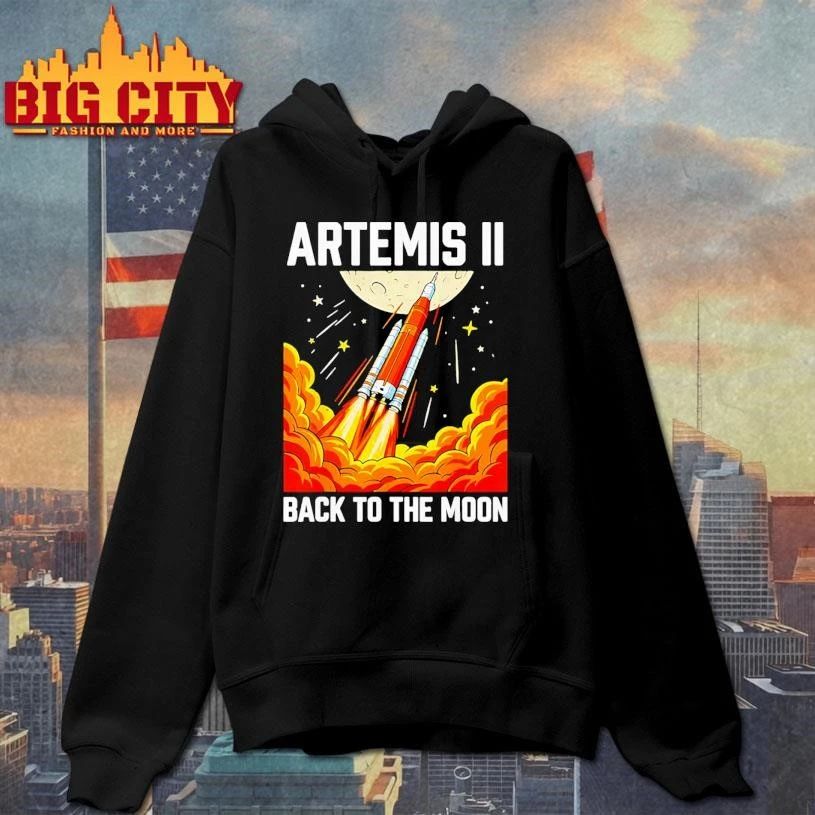 Artemis II Back to the Moon graphic shirt