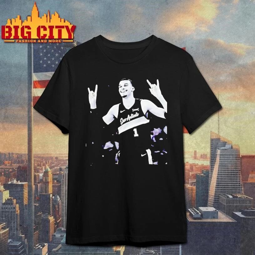 Victor Wembanyama San Antonio Spurs University Of Texas Longhorns Hook Em Horns Spurs Fan Nba Shirt