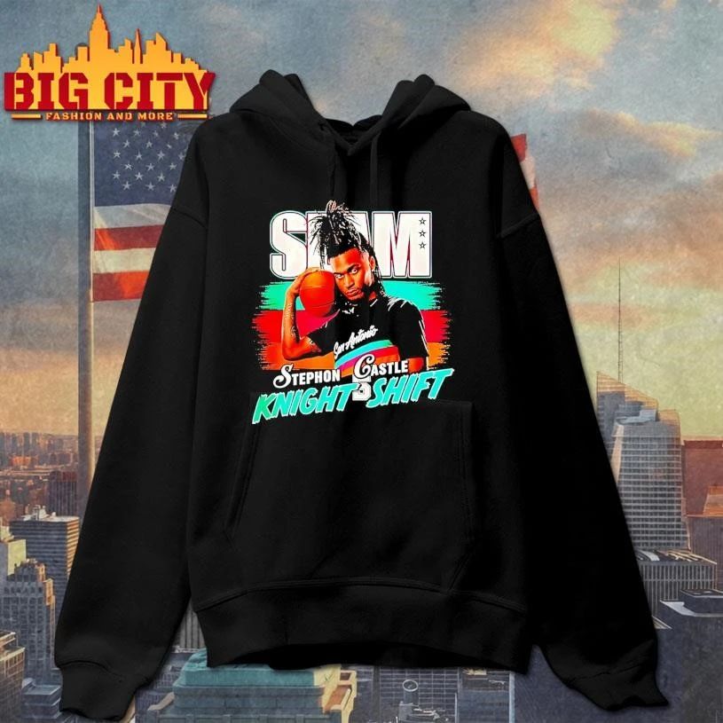 Stephon Castle Knight Shift San Antonio Spurs Basketball Slam 2026 Shirt