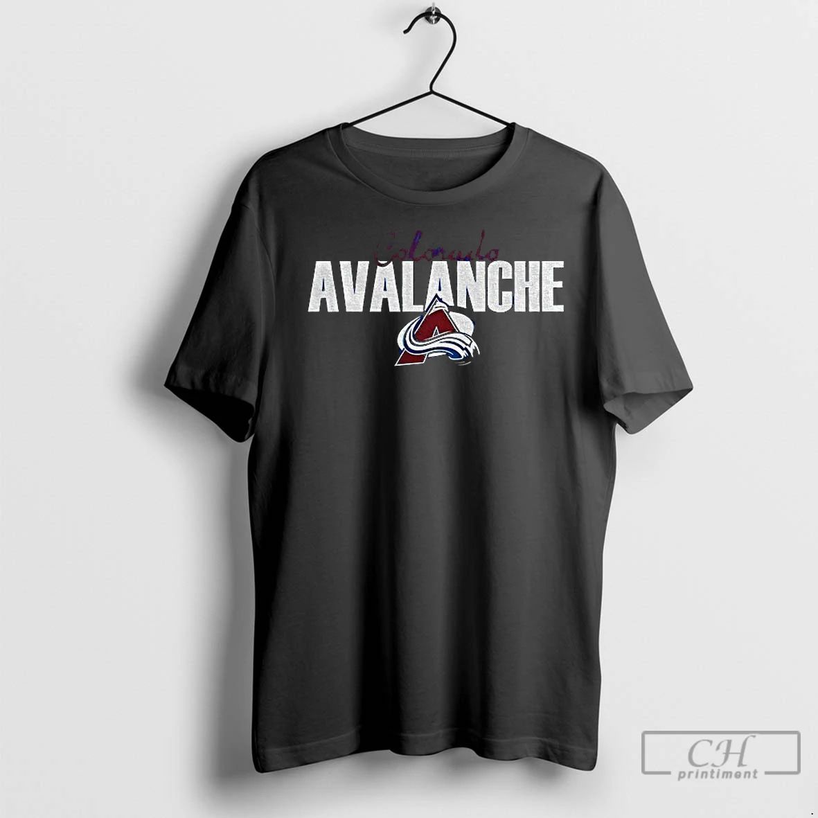 Classic Colorado Avalanche Logo 1500th Anniversary Burnzie Commemorative