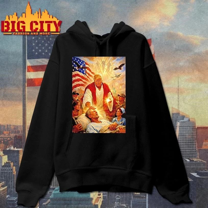 Trump Himself As Jesus Healing The Sick Shirt