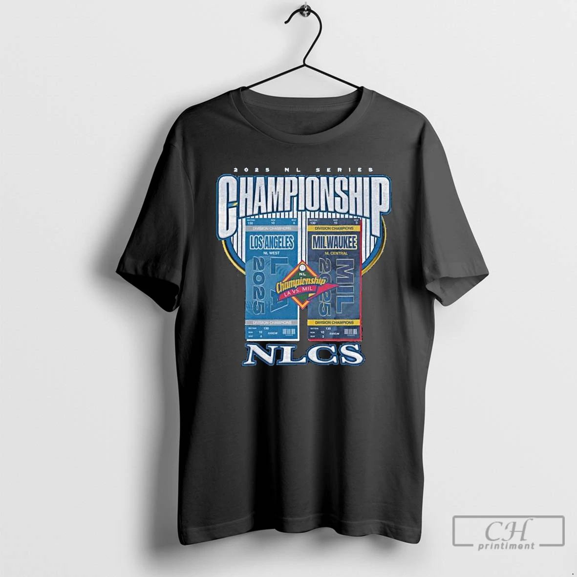 Classic Los Angeles Dodgers Vs Milwaukee Brewers 2025 Nl Series Championship Nlcs Long Sleve