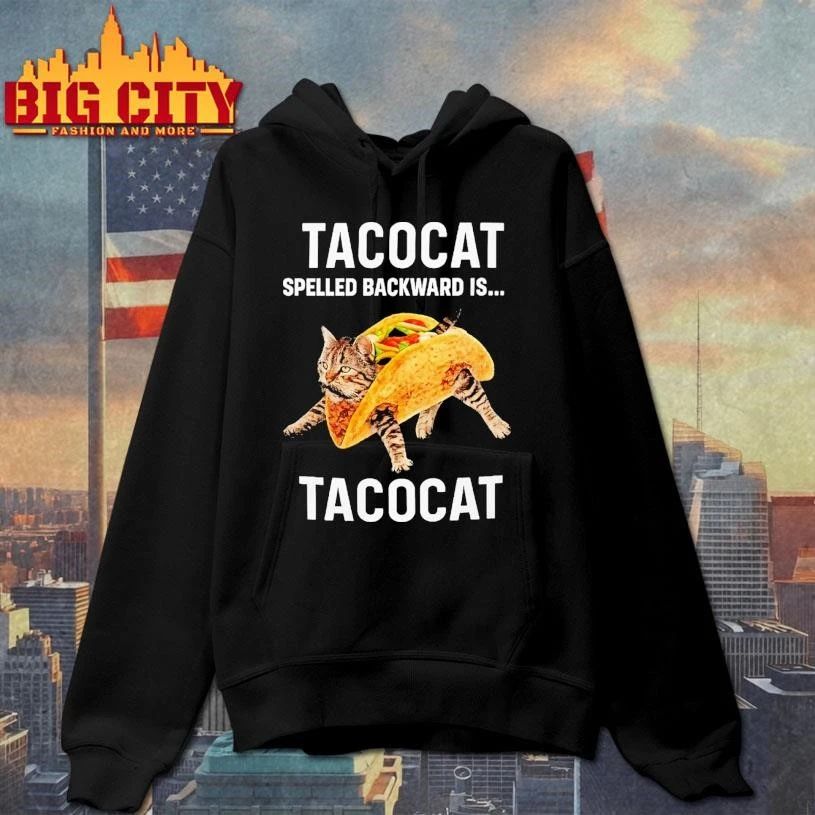Tacocat Spelled Backward is Tacocat Funny Shirt