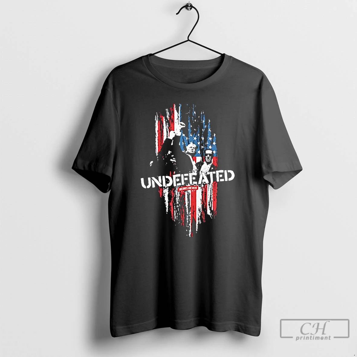 Classic Stand With Trump Rebel News Undefeated T Shirts