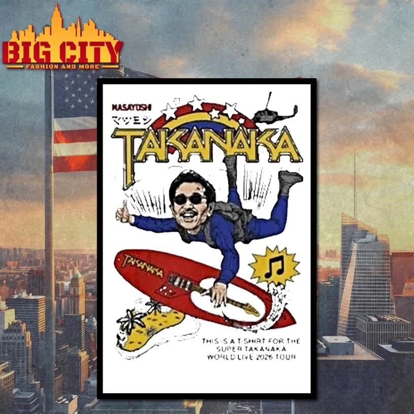 Masayoshi Takanaka World Live Tour 2026 Shirt