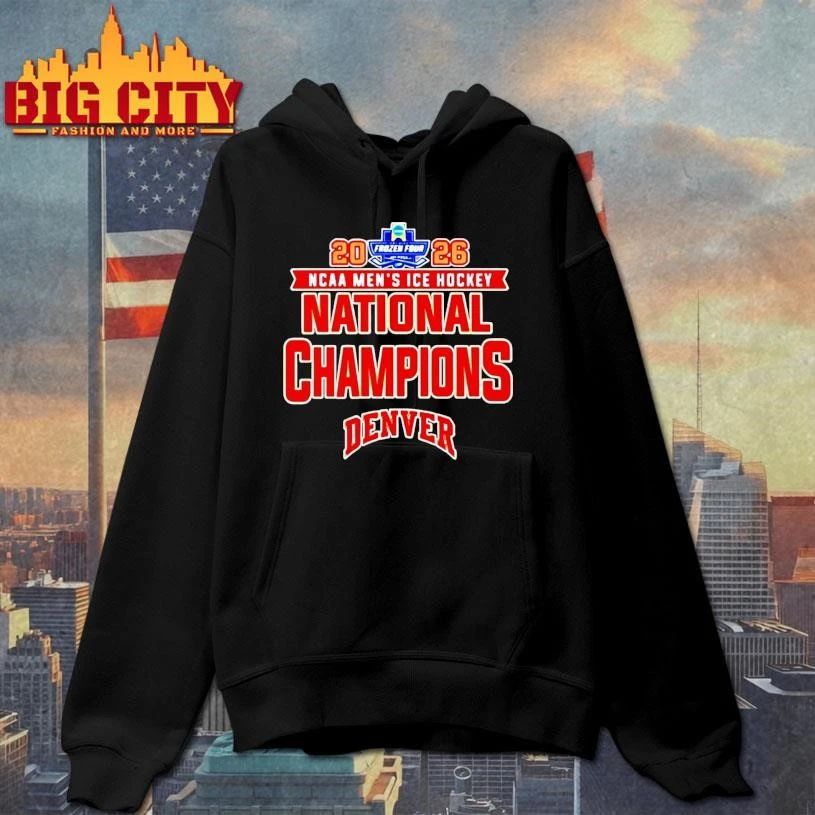 Denver Pioneers Mens Ice Hockey National Champions 26 Classic Shirt