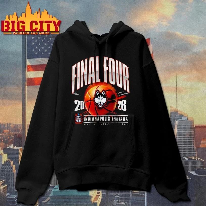 UConn Huskies 2026 NCAA Men’s Basketball Tournament March Madness Final Four Indianapolis Indiana College Shirt