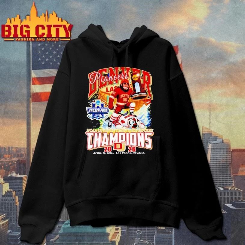 Denver Pioneers 2026 NCAA Men’s Ice Hockey National Champions mascot Shirt