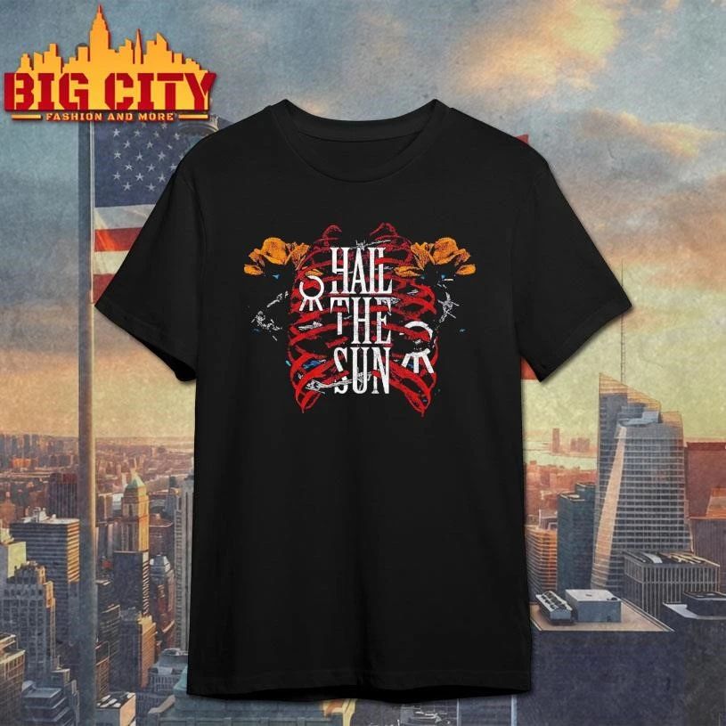 Hail The Sun 2026 Cut Tour Fade Back Merch Floral Skeleton Rib Cage Shirt