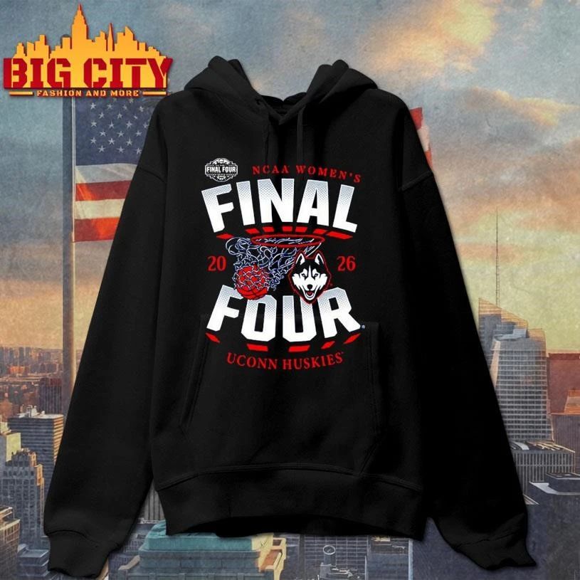 UConn Huskies NCAA Women’s Basketball 2026 Final Four College Shirt