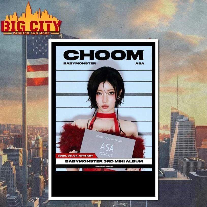 Babymonster 3rd Mini Album Choom Releases On May 4 2026 Visual Photo Poster Shirt