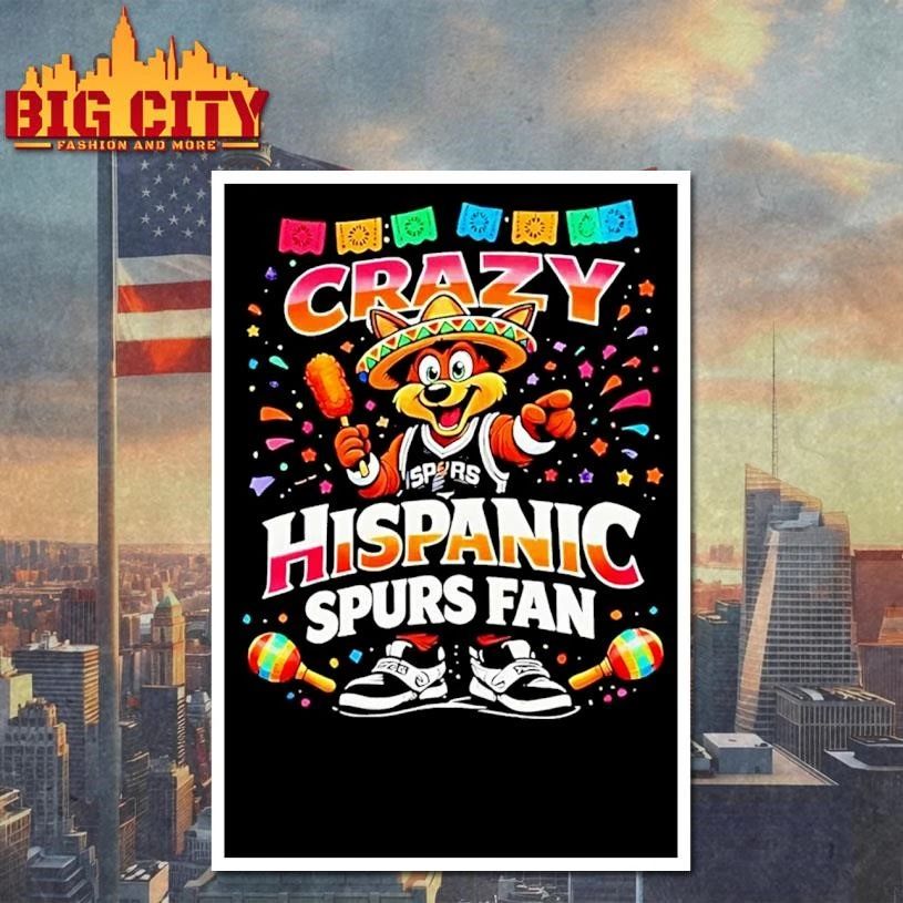 The Coyote Crazy Hispanic Spurs Fan Basketball Mexico Game Day 2026 Shirt