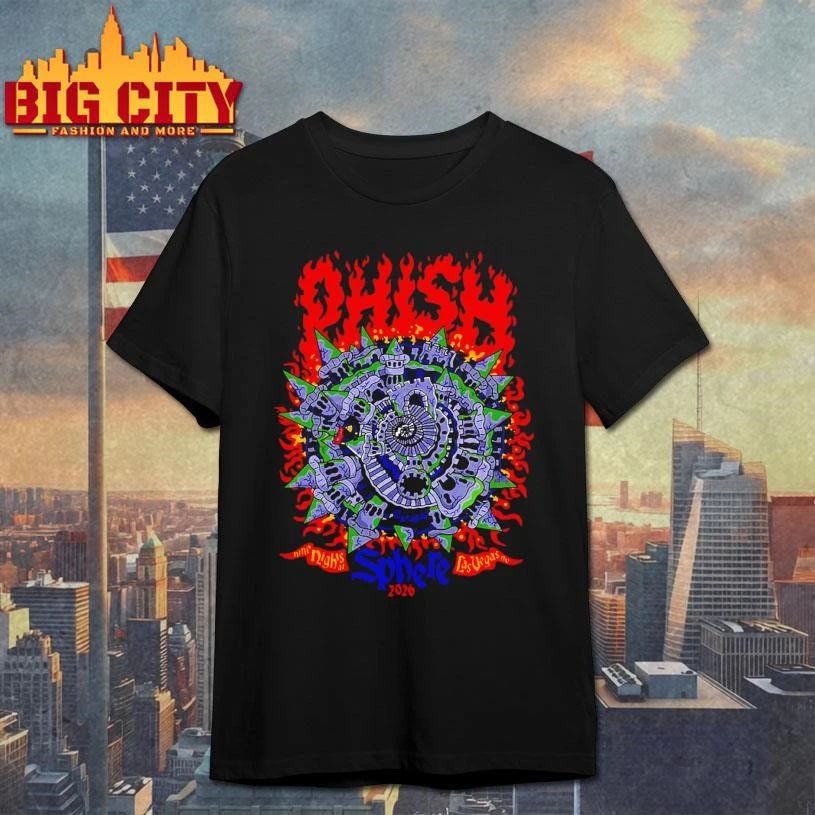 Phish Live At Sphere Las Vegas 2026 Event Merch Gamehendge Mace Sphere 26 Shirt