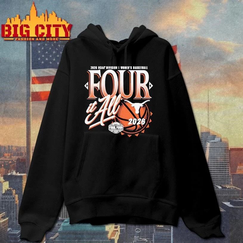 Texas Longhorns 2026 NCAA Women’s Basketball March Madness Final Four Zone Move Shirt