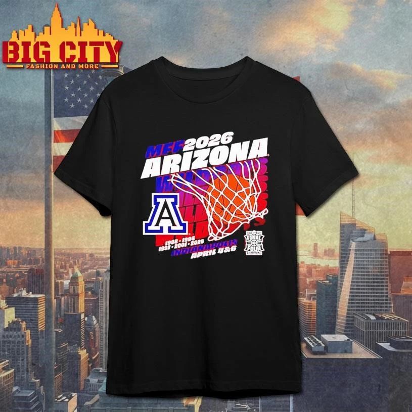 Arizona Wildcats 2026 Men’s Basketball Final Four Bound MFF Shirt