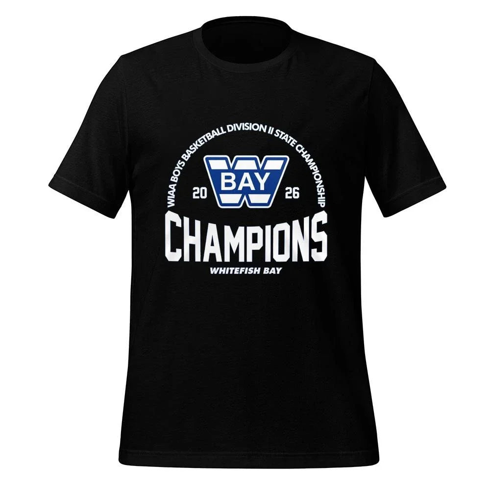 Whitefish Bay WIAA Boys Basketball Division II State Champions 2026 Shirt