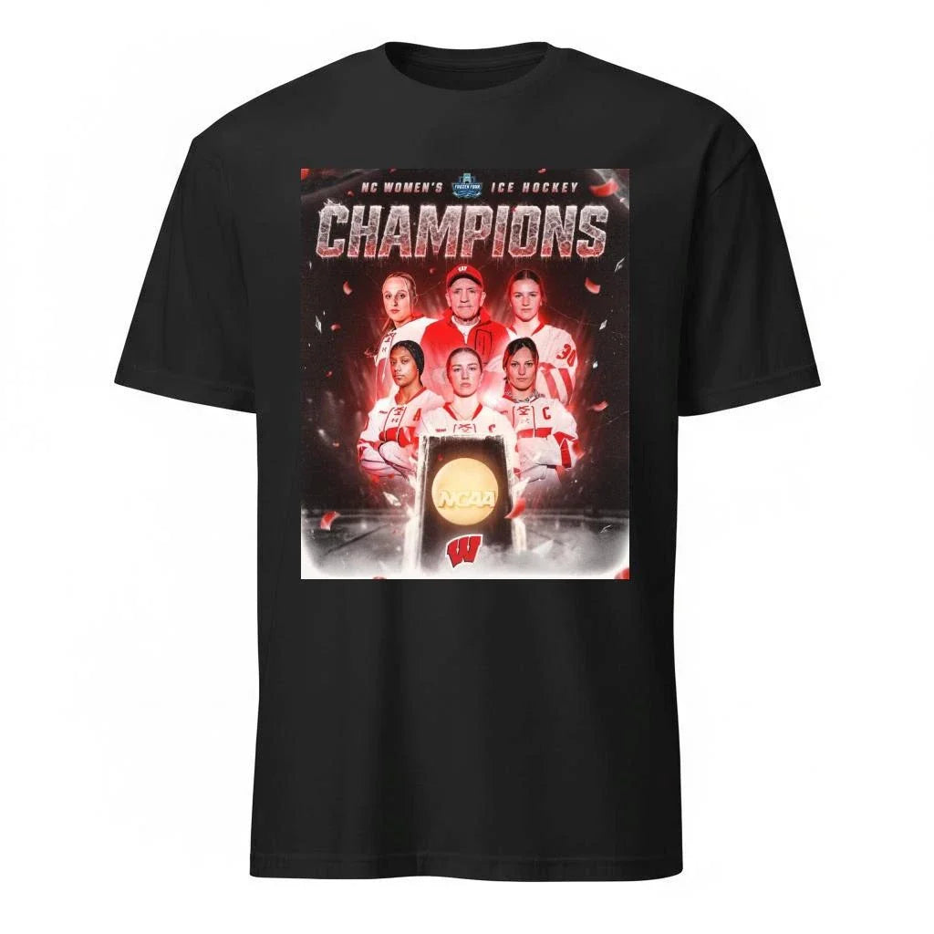 Wisconsin Badgers Women’s Ice Hockey National Champions 2026 NCAA Frozen Four Shirt