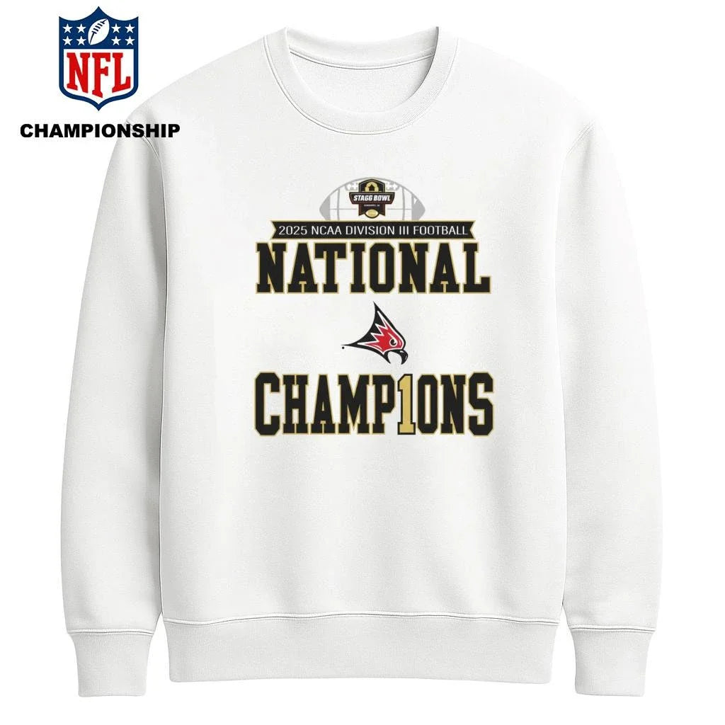 Wisconsin-River Falls Falcons 2025 National Champions Shirt