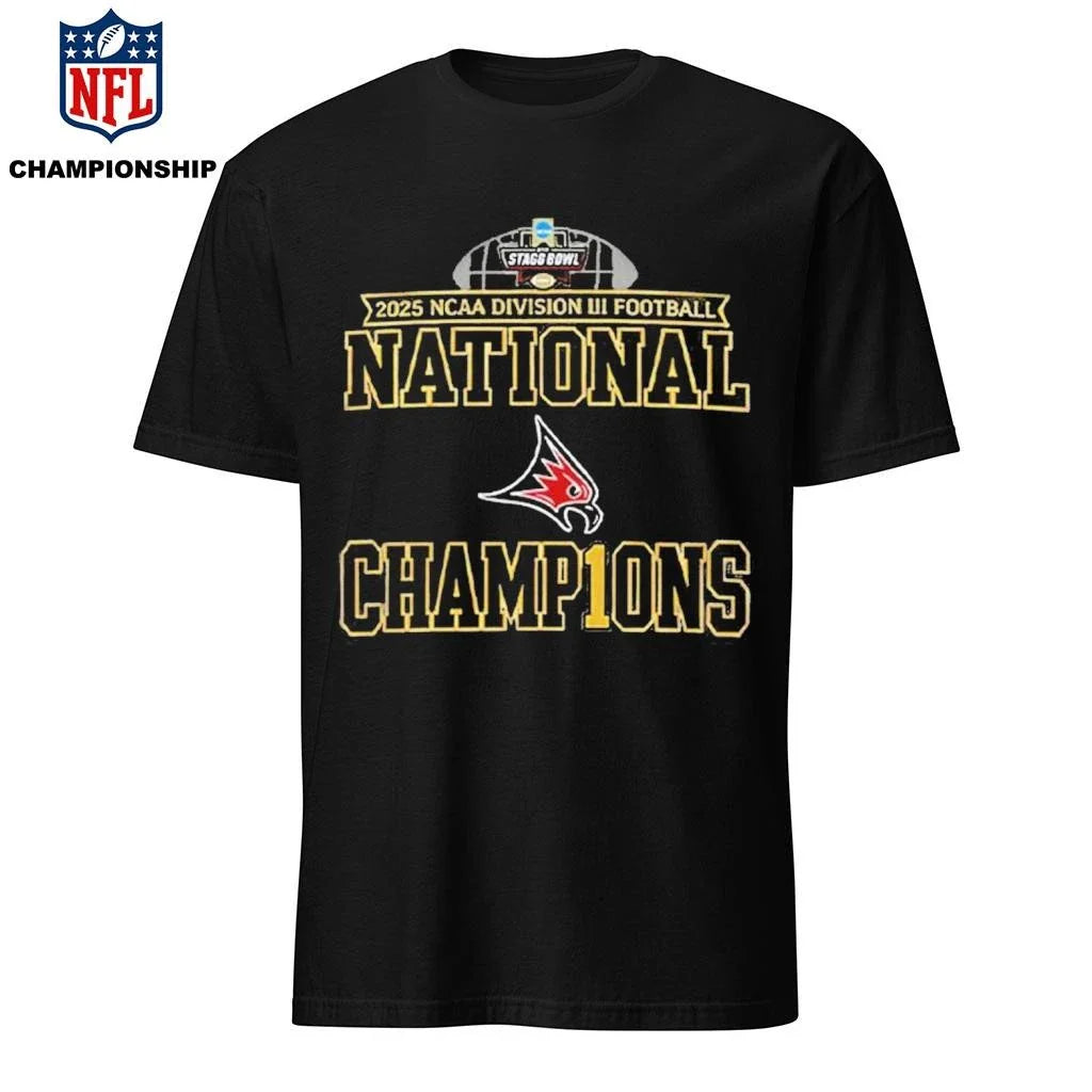 Wisconsin-River Falls Falcons NCAA Division III National Champions 2025 Shirt