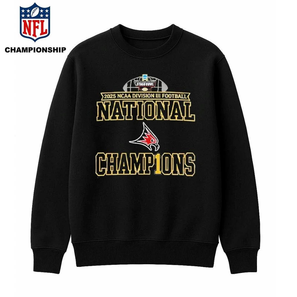 Wisconsin-River Falls Falcons NCAA Division III National Champions 2025 Shirt