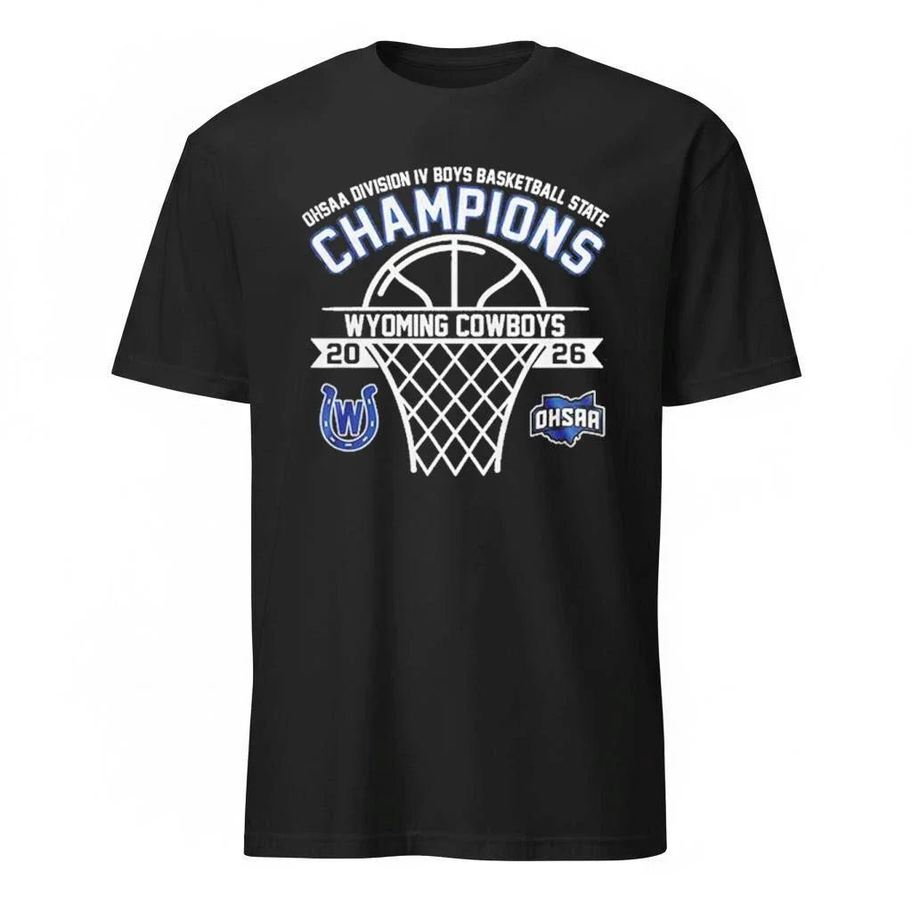 Wyoming Cowboys OHSAA Boys 2026 D4 State Champions Shirt